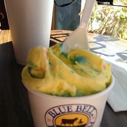 Mill Street Eats - Blue Bell ice cream, yum