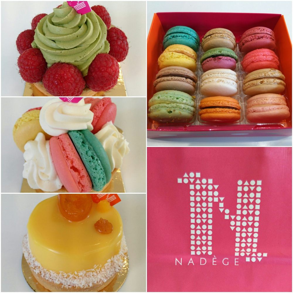 Nadege - Tarts - Jindai, Marie Antoinette, Le Soeil D'Automne, 12 flavours of macarons - Desserts Near Me - Toronto, Ontario