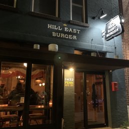 Exterior outside entrance of Hill East Burger - Washington, DC, District of Columbia Exterior outside entrance of Hill East Burger - Washington, DC, District of Columbia