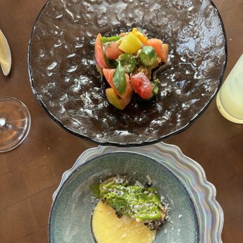 L'Ardente - Panzanella and Parmesan custard - Italian Near Me - Washington, DC, District of Columbia L'Ardente - Panzanella and Parmesan custard - Italian Near Me - Washington, DC, District of Columbia