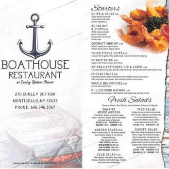 The Boat House Grill - the menu - Cafes Near Me - Albany, Kentucky The Boat House Grill - the menu - Cafes Near Me - Albany, Kentucky