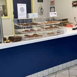 Counter with waffles Counter with waffles