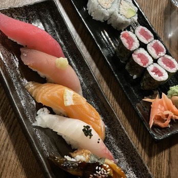 Yojimbo Sushi - Sushi Combo A (California Roll, Tekka Maki, 5pc Nigiri) - Sushi Bars Near Me - Alameda, California