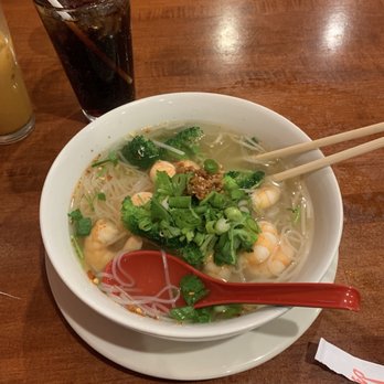 Thai Orange Cuisine - N7. Rice Noodle Soup with shrimp - Thai Near Me - Lake Worth, Texas Thai Orange Cuisine - N7. Rice Noodle Soup with shrimp - Thai Near Me - Lake Worth, Texas