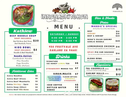 Menu photo 4 In Nenas Kitchen Oakland, CA Menu photo 4 In Nenas Kitchen Oakland, CA