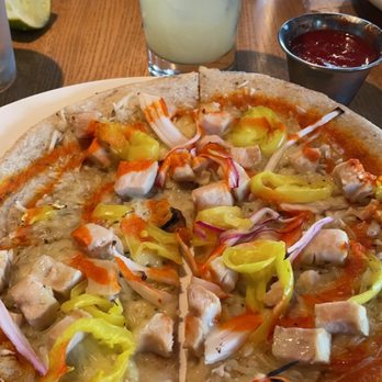 Piecasso - Buff Chx Pizza with dairy free cheese - Pizza Near Me - Stowe, Vermont