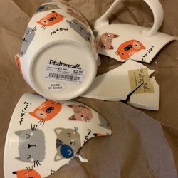 Burlington - My cute $3 kitty coffee cup that I never got to use.