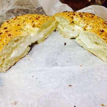 Madison Corner - Everything bagel with cream cheese - Delis Near Me - New York, New York Madison Corner - Everything bagel with cream cheese - Delis Near Me - New York, New York