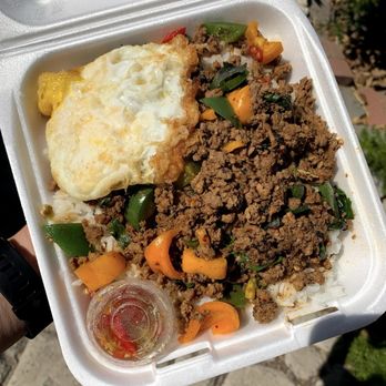 Thai & Chinese Express - Basil Chicken over Rice - Thai Near Me - Irvine, California Thai & Chinese Express - Basil Chicken over Rice - Thai Near Me - Irvine, California