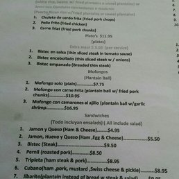 La Borincana - Menu - menu - Puerto Rican Near Me - Milwaukee, Wisconsin