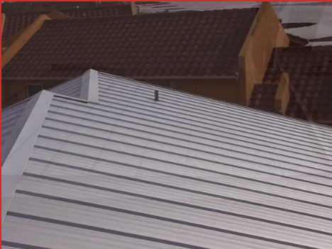 Metal Roofing - Check out the metal roofing my crew did for a client! Your roof is the first line of defense to protect you from the elements. Trust the professional team of roofing experts at Tom Sawyer Roofing to keep you snug and dry.