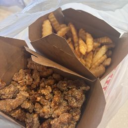 Popcorn Chicken + Beary Fries Popcorn Chicken + Beary Fries