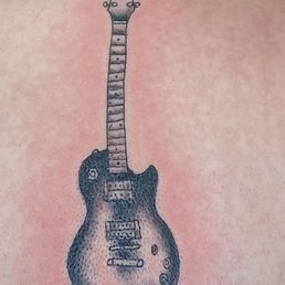 The black and Gray. Guitar from the Lynyrd Skynard concert 2024 in Concord, Ca
