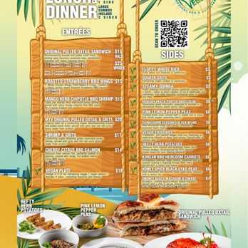 Meat The Veggies - Lunch and dinner menu begins at 11:00 Am - Barbeque Near Me