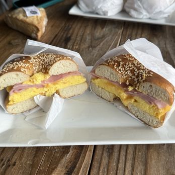 Blvd Coffee - Egg, Ham, and Cheese Bagel - Coffee & Tea Near Me - San Jose, California