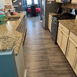 a kitchen and dining room