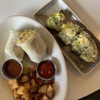 The Henry - Quinoa Breakfast Burrito or Bowl and Smashed Avocado Toast* - New American Near Me - Phoenix, Arizona The Henry - Quinoa Breakfast Burrito or Bowl and Smashed Avocado Toast* - New American Near Me - Phoenix, Arizona
