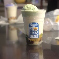 Magnolia Ice Cream & Treats - Halo halo with green tea ice cream