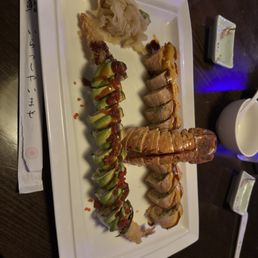 Crazy Friday roll and royal pink roll Crazy Friday roll and royal pink roll