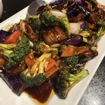 Royal Sichuan - Tofu, vegetable, T9. 鱼香茄子 / Eggplant with Garlic Sauceeggplant - Chinese Near Me - Richardson, Texas
