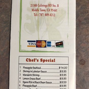 Su Garden - Menu - Chinese Near Me - Middletown, California Su Garden - Menu - Chinese Near Me - Middletown, California