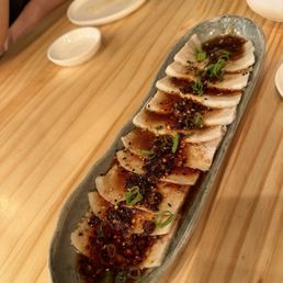 Garlic Hot Oil Pork Belly Garlic Hot Oil Pork Belly