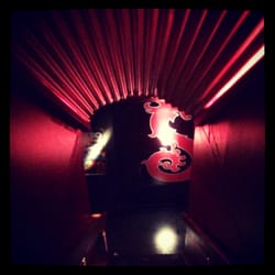 Le Stud - A look down from the stairwell coming from the upstairs dance floor.