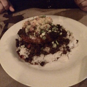 The York - Pork Chop with rice & black beans - New American Near Me - Syracuse, New York The York - Pork Chop with rice & black beans - New American Near Me - Syracuse, New York