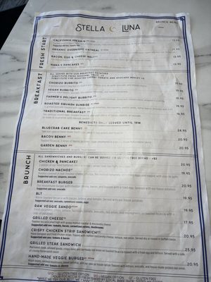 Menu photo 1 Stella Luna Big Bear Lake, CA Menu photo 1 Stella Luna Big Bear Lake, CA