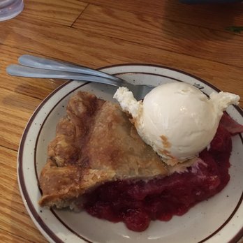 Ladybird Diner - Cherry pie with ice cream - Cafes Near Me - Lawrence, Kansas Ladybird Diner - Cherry pie with ice cream - Cafes Near Me - Lawrence, Kansas
