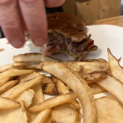 Top Mast Cafe - Bacon cheeseburger with french fries