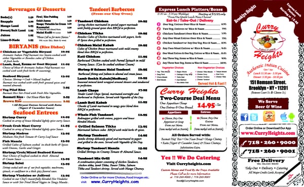 Menu photo 6 Curry Heights Brooklyn, NY