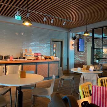 My Lounge - Food and beverage bar area is towards the back of the lounge. - Airport Lounges Near Me - Horley, SRY My Lounge - Food and beverage bar area is towards the back of the lounge. - Airport Lounges Near Me - Horley, SRY