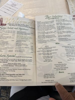 Menu photo 2 Mary Mac's Tea Room Atlanta, GA Menu photo 2 Mary Mac's Tea Room Atlanta, GA