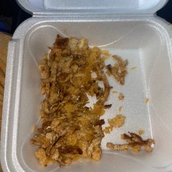 El Charro Mexican Restaurant - This is what I ordered and honestly it was dry and not worth the price . Bed of ride with grilled Chicken and cheese.