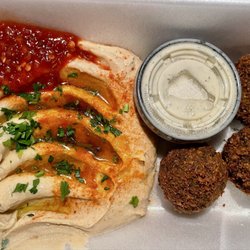Jerusalem Cafe - Falafel & Hummus Combo