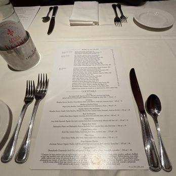 The Capital Grille - Menu side 2 - Steakhouses Near Me - San Antonio, Texas
