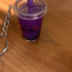 Lily Coffee Tea And Bread - Cute keychain for their One Year Anniversary promotion