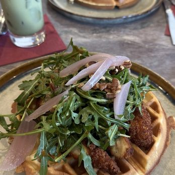 Flora - Special - chicken & waffles - Breakfast & Brunch Near Me - San Diego, California Flora - Special - chicken & waffles - Breakfast & Brunch Near Me - San Diego, California