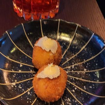 Aqua - Italian rice ball - one of the appetizers included with brunch - Japanese Near Me - New York, New York Aqua - Italian rice ball - one of the appetizers included with brunch - Japanese Near Me - New York, New York