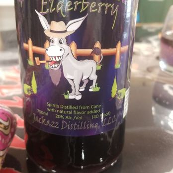 Jack Azz Distilling - Moonshine bottle of Elderberry - Distilleries Near Me - Spring Glen, Pennsylvania