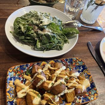 Sangria & Salt - Potato's and warm spinach salad - Bars Near Me - San Francisco, California Sangria & Salt - Potato's and warm spinach salad - Bars Near Me - San Francisco, California