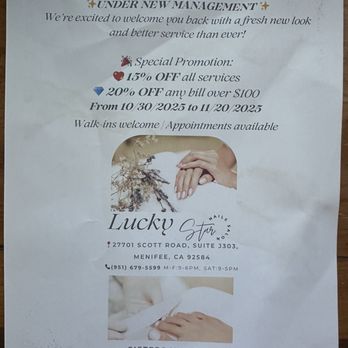 Lucky Star Nails & Spa - Under new management - Nail Salons Near Me - Menifee, California Lucky Star Nails & Spa - Under new management - Nail Salons Near Me - Menifee, California