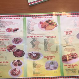 Prices have gone up a bit...Check out the new menu