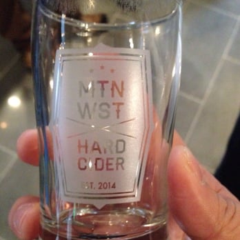Mountain West Hard Cider - Tiny sample glass - Cideries Near Me - Salt Lake City, Utah Mountain West Hard Cider - Tiny sample glass - Cideries Near Me - Salt Lake City, Utah
