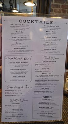 Menu photo 4 The Clinkscale Jerome, AZ