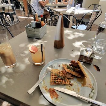 Cheeky's - Cold brew. Breakfast cocktail. Chicken and waffles. - Breakfast & Brunch Near Me - Palm Springs, California Cheeky's - Cold brew. Breakfast cocktail. Chicken and waffles. - Breakfast & Brunch Near Me - Palm Springs, California