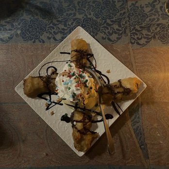Chanida Thai Cuisine - Fried banana with ice cream. Yum! - Thai Near Me - Yucaipa, California Chanida Thai Cuisine - Fried banana with ice cream. Yum! - Thai Near Me - Yucaipa, California