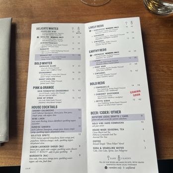 Revolution Winery & Kitchen - Wines & Beverages menu - Vegan Near Me - Sacramento, California