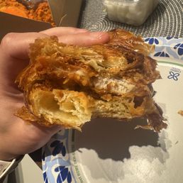 This is the middle/meatiest part of the sandwich. Still real hard